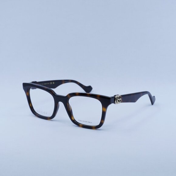 🕶️ New Gucci GG1728O 002 Eyeglasses - Dark Havana Frame - Picture 1 of 12